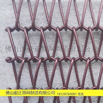 内外墙不锈钢螺旋编织装饰网